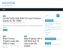Tablet Screenshot of indiatab.com
